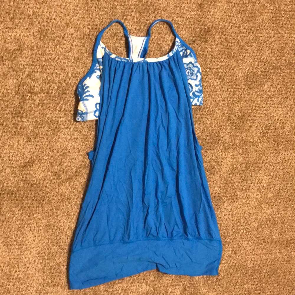 Lululemon no limits tank with built in bra